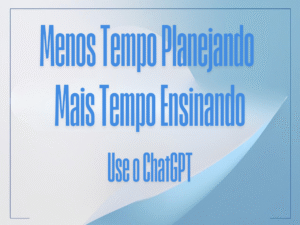Plano de Aulas Com ChatGPT